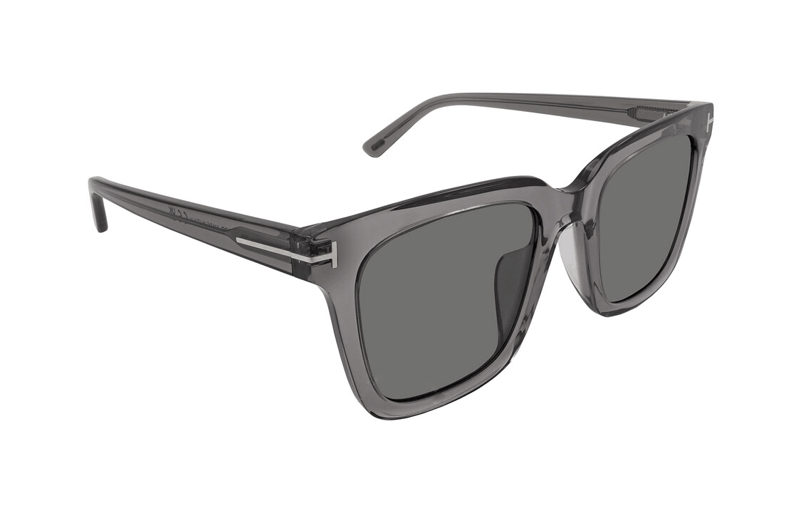 Tom Ford Logo Acetate Square Sunglasses Gray — фото 2