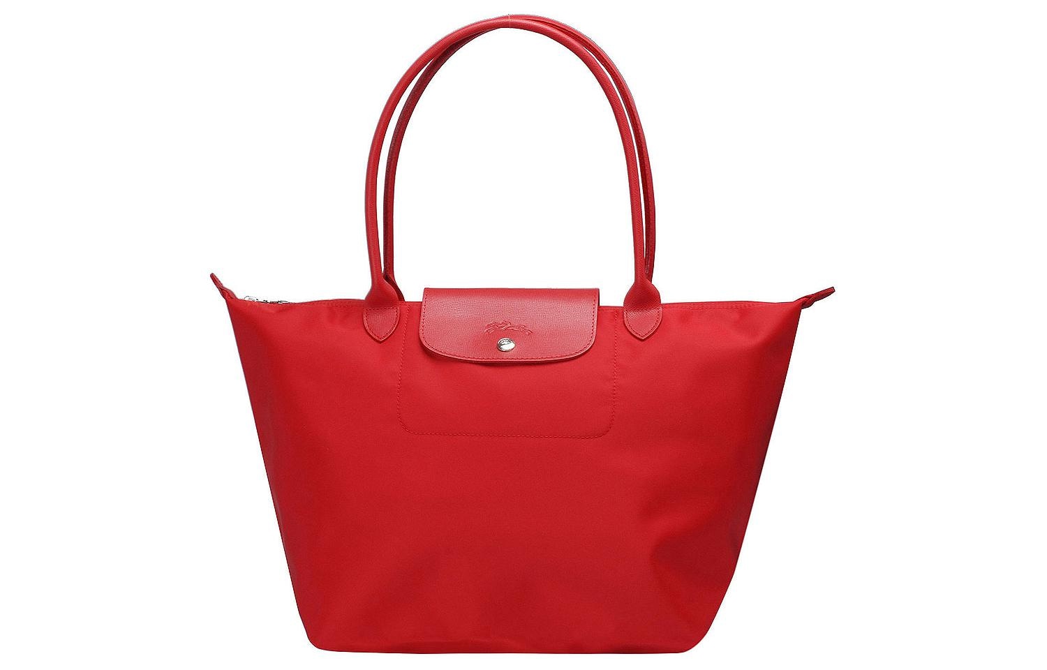 Сумки LONGCHAMP/珑骧 Longchamp Le Pliage Green 31 Red