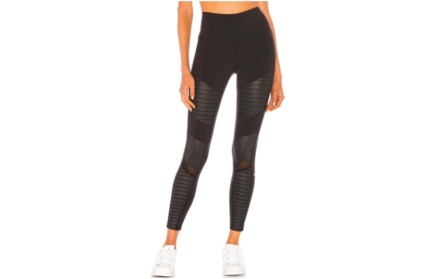 Alo Yoga Moto Leggings Black