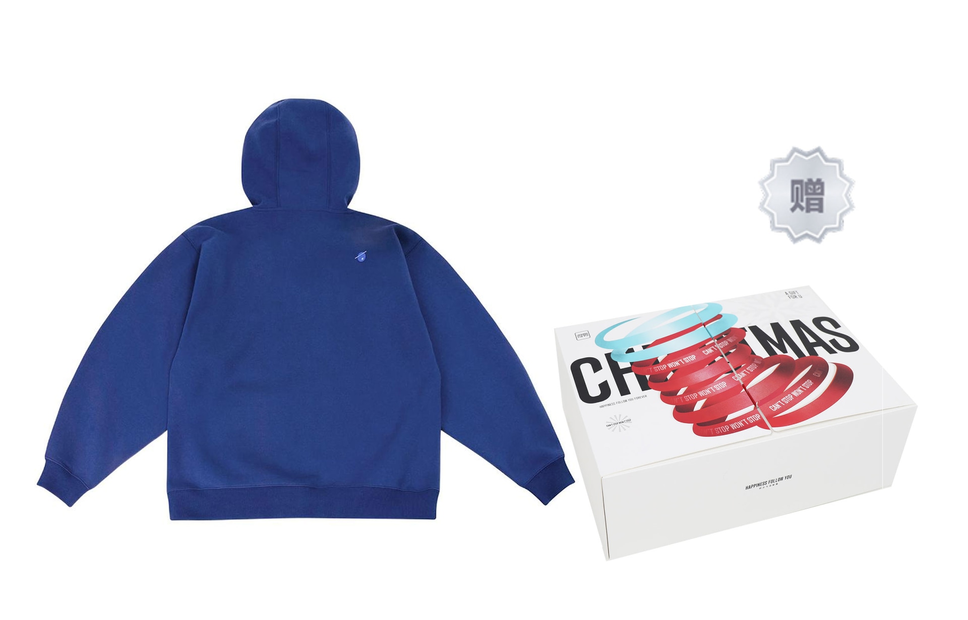 Ader Error FW22 Printed Hoodie Blue — фото 6