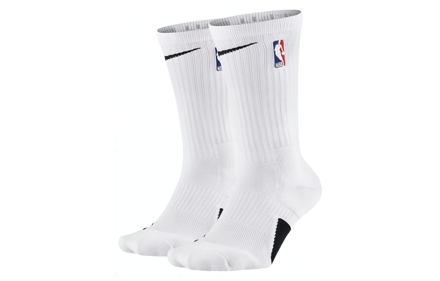 Nike NBA Elite Crew White Socks