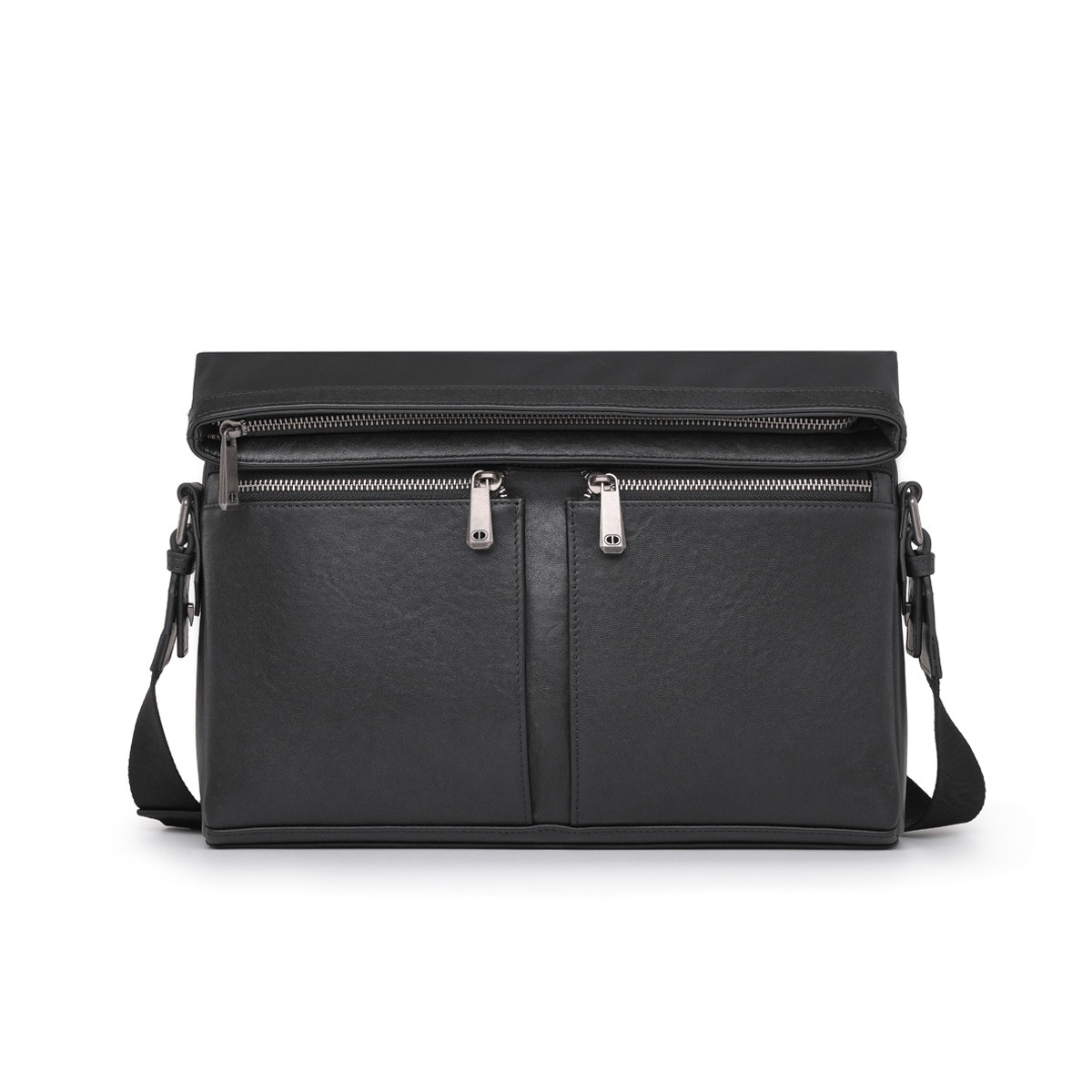Chrisdien Deny/克雷斯丹尼 Chrisdien Deny Black Leather Bag