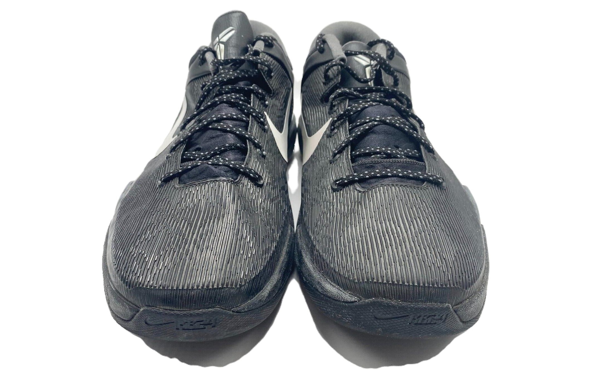 Nike Zoom Kobe 7 Black White Wolf Grey — фото 7