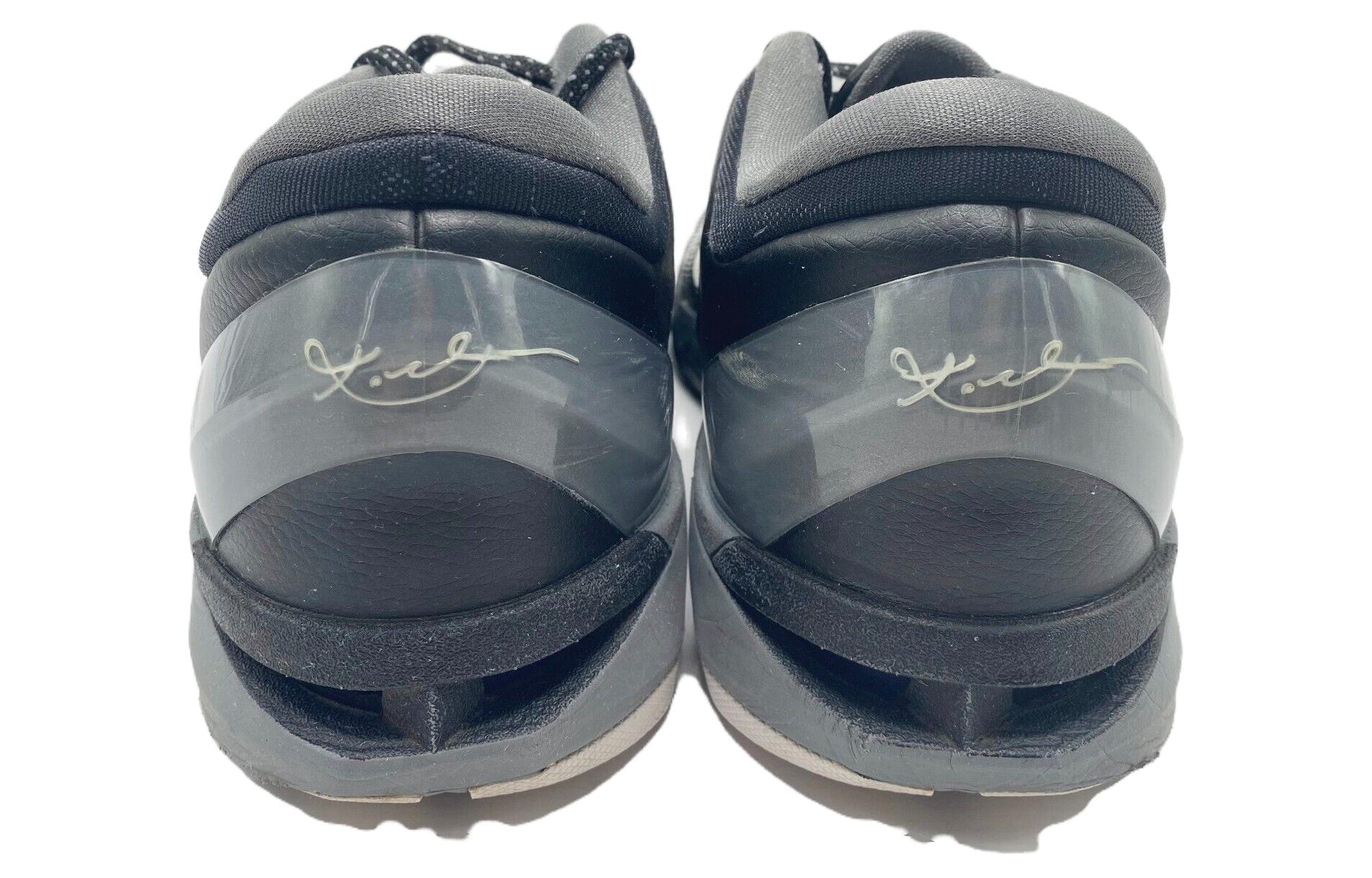 Nike Zoom Kobe 7 Black White Wolf Grey — фото 8