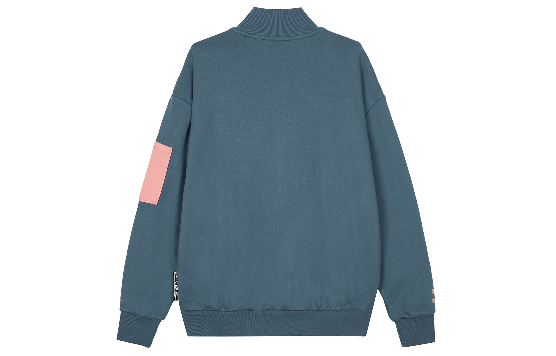 Puma Colorblock Letter Print Jacket Green — фото 1