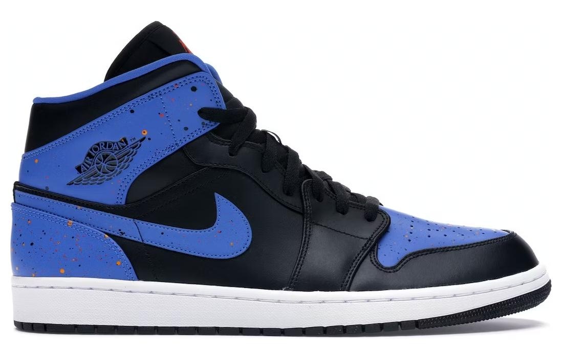 Jordan Air Jordan 1 Mid Royal Blue Speckle — фото 6
