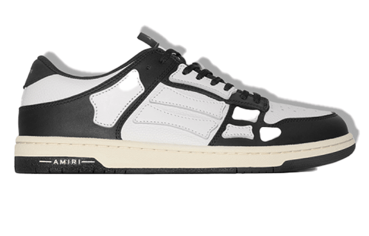 Amiri Bone Low Top White Black — фото 6