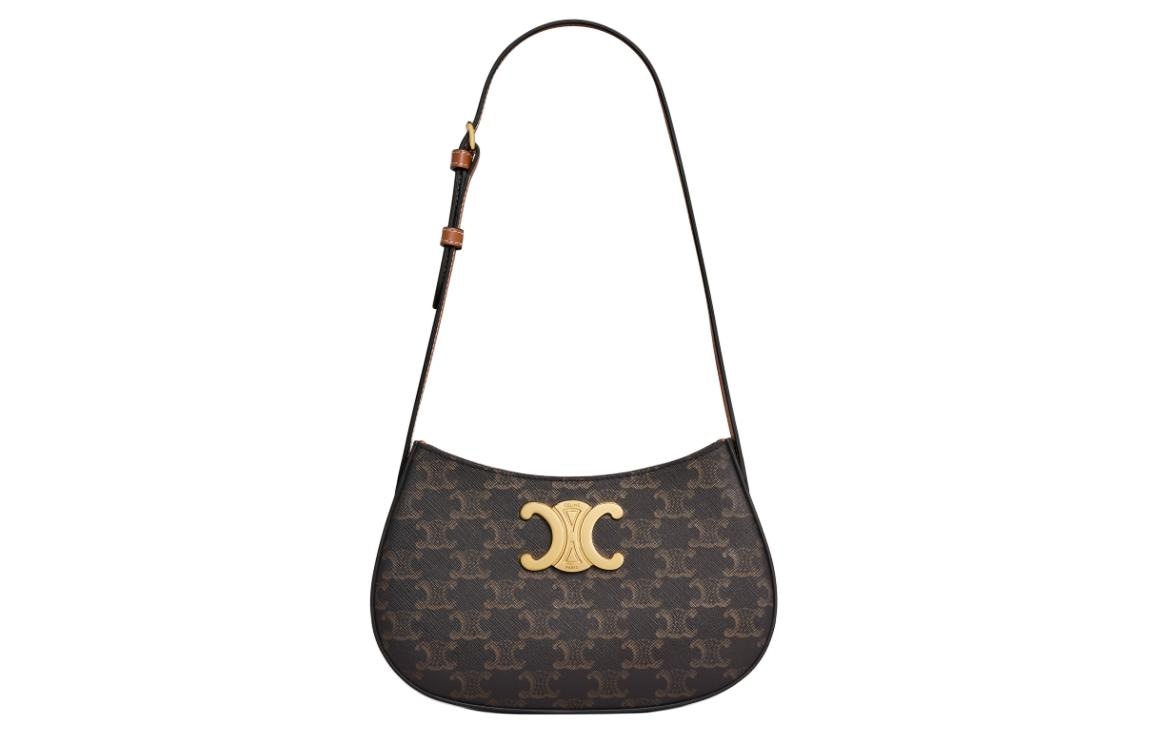 CELINE Tilly Tote Bag Brown Black