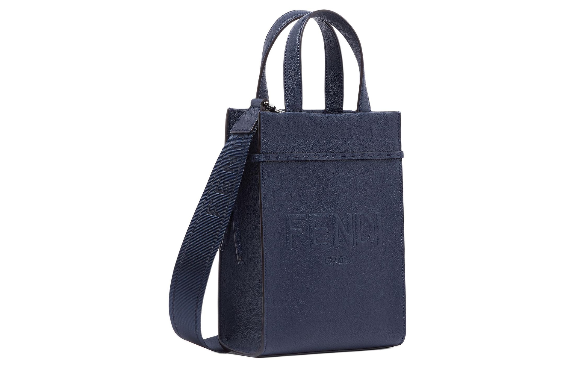 Fendi Go To Mini Shoulder Bag Navy — фото 1