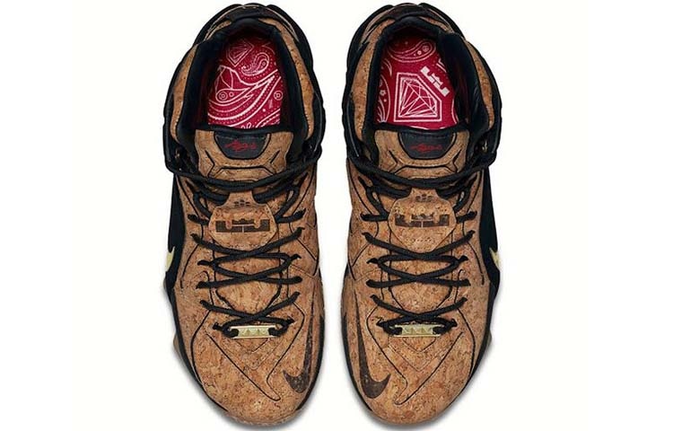 Nike Lebron 12 EXT Cork — фото 7