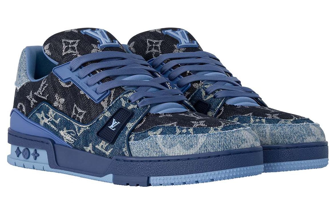 Louis Vuitton Trainer Blue — фото 6