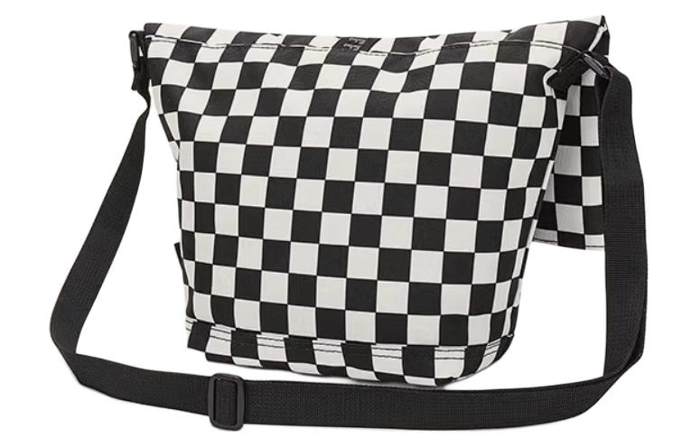Vans Messenger Bag Black White — фото 2