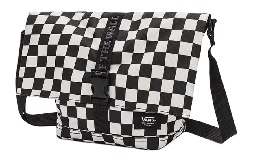 Vans Messenger Bag Black White — фото 1