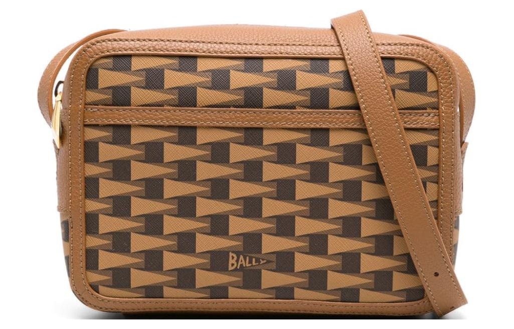 BALLY巴利 Bally Pennant Caramel Brown