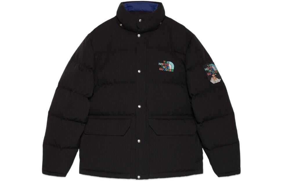 Gucci x THE NORTH FACE FW22 Down Jacket Black — фото 2