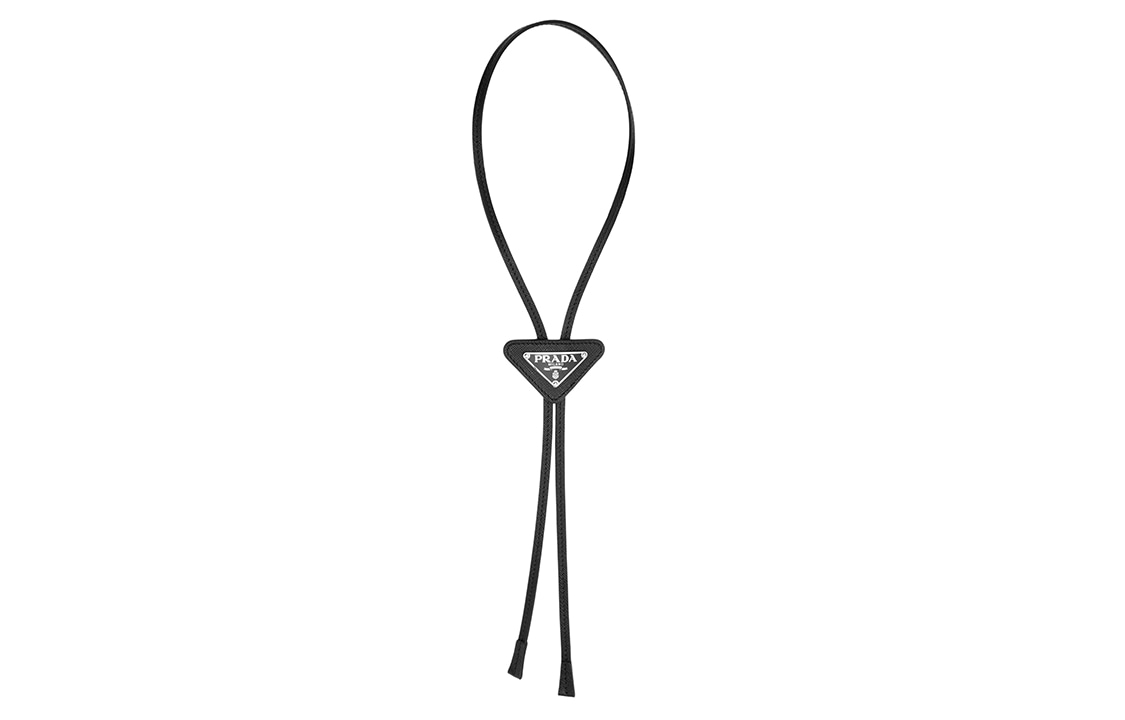 Prada Bolo Leather Tie