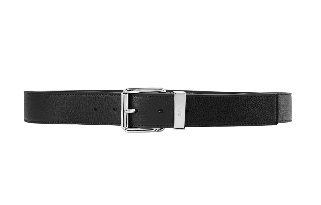 DIOR Leather Belt Black 3.5cm