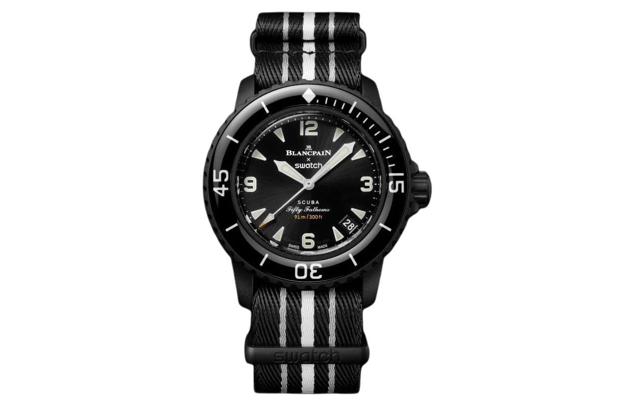 SWATCH/斯沃琪 Swatch Fifty Fathoms SO35B400