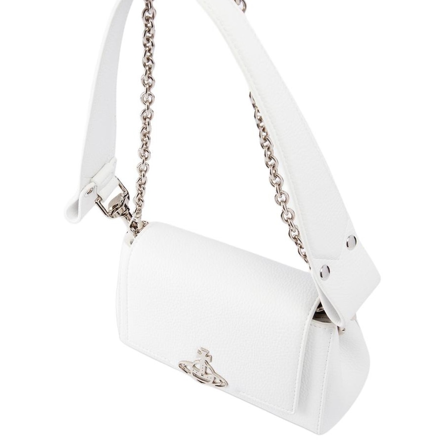Vivienne Westwood Hazel Silver Logo Bag — фото 3
