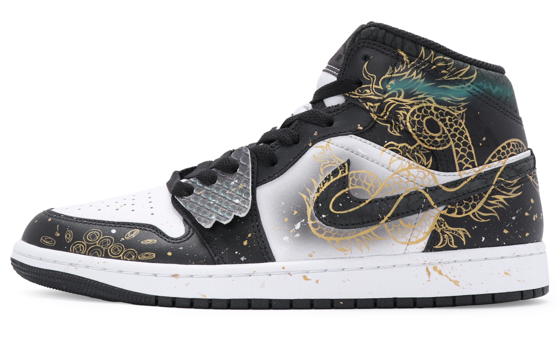 Jordan Air Jordan 1 CNY Black Gold White — фото 5