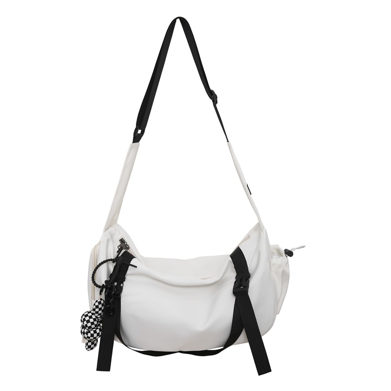 LEXI Casual Zipper Nylon Shoulder Bag