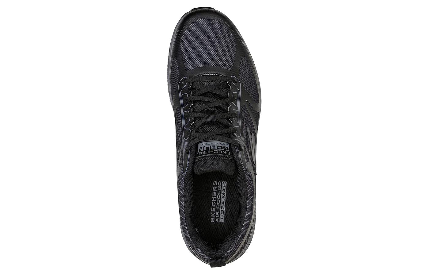 Skechers Go Run Consistent Black Grey — фото 8