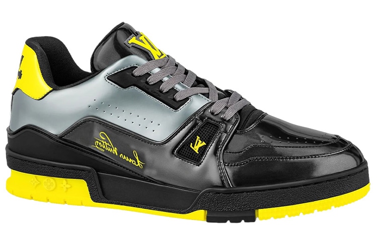 Louis Vuitton Trainer Black Yellow — фото 6