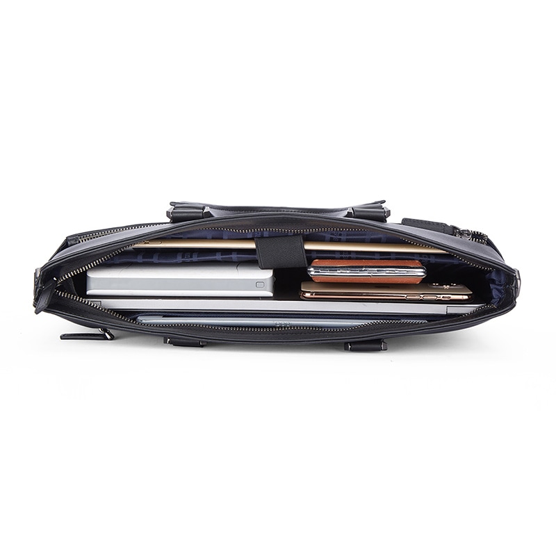 Bison Denim Briefcase Black — фото 3