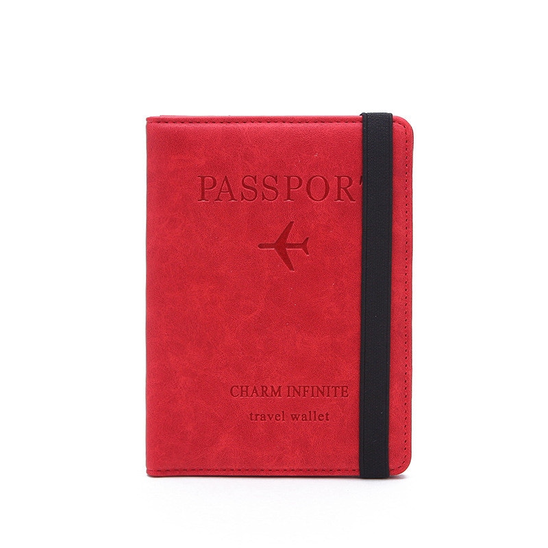 OUZIHUANG Passport Holder Black
