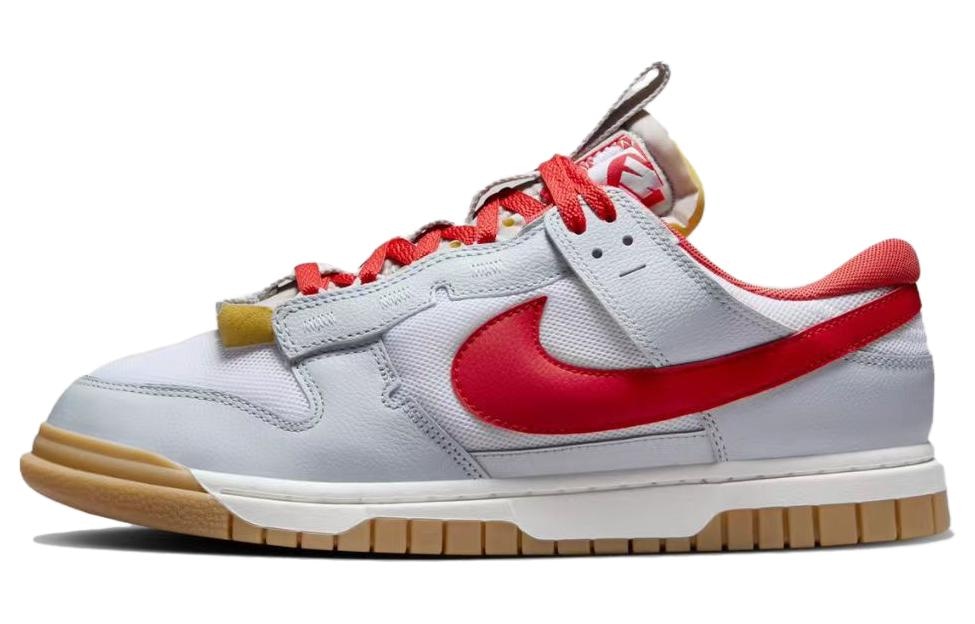 Nike Air Dunk Jumbo Low White Red — фото 5