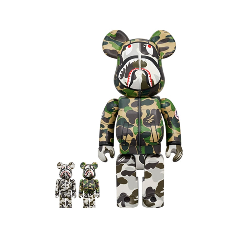 BE@RBRICK BERBRICK 100400 BAPE(R)xCANADA GOOSE SHARK 7cm28cm