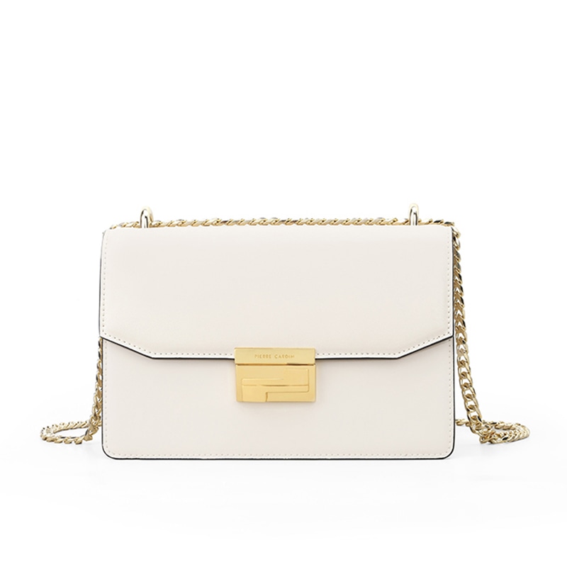 Pierre Cardin Chain Leather Shoulder Bag — фото 1