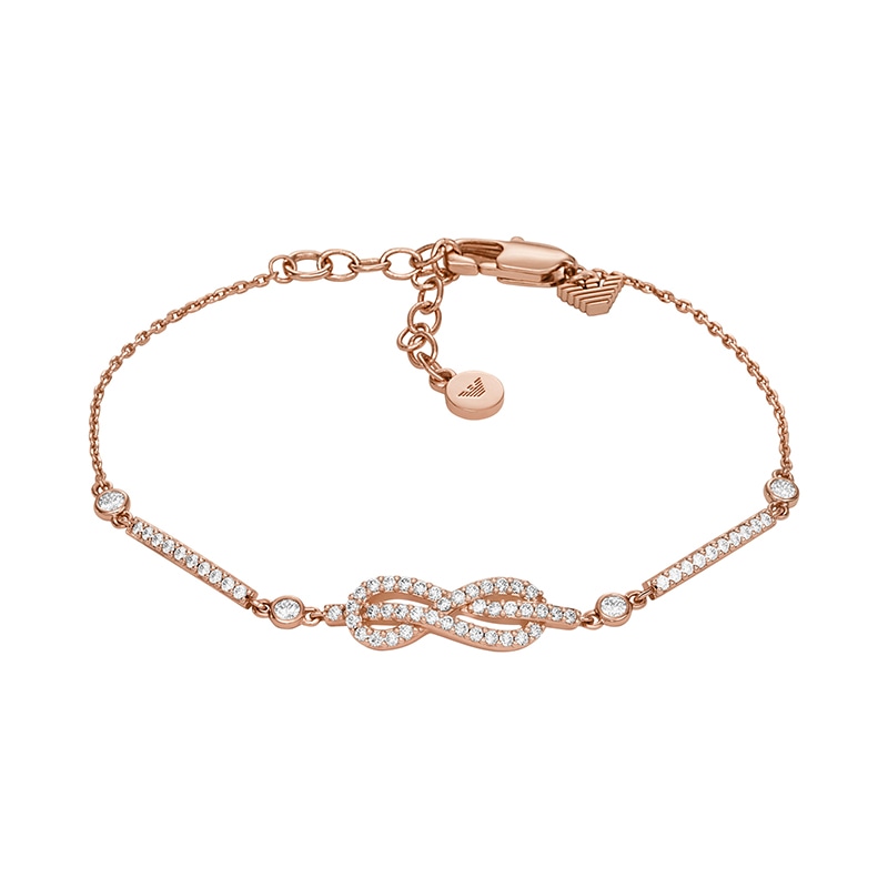 EMPORIO ARMANI/阿玛尼 Armani Infinite Love Bracelet Rose Gold