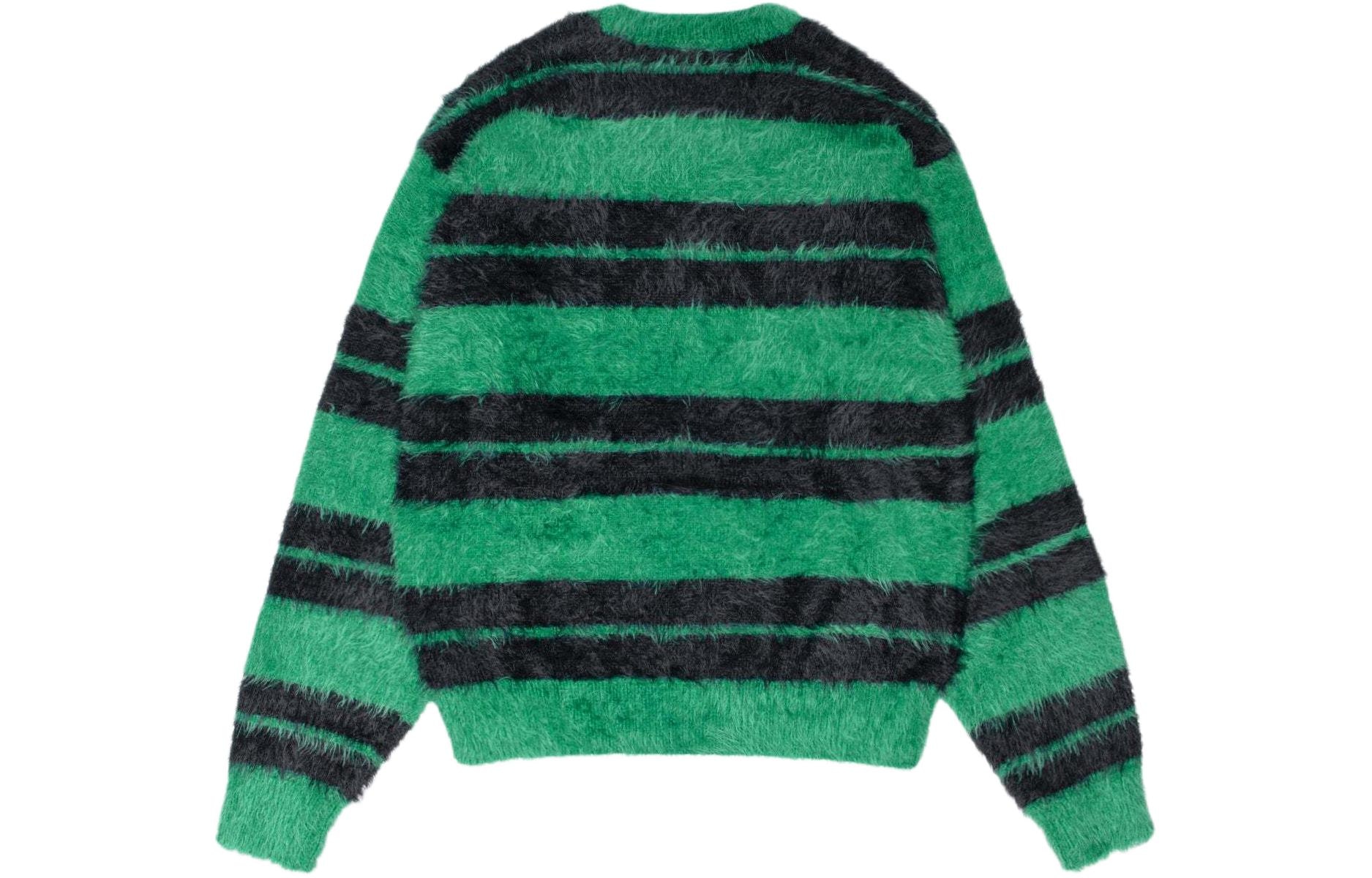 Stussy SS24 Fuzzy Stripe Crewneck Sweater — фото 6