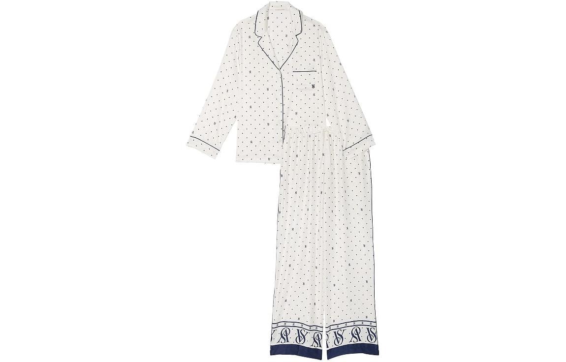 Victoria'S Secret Satin Long Pajama Set