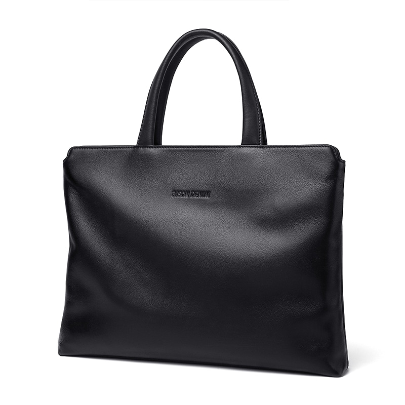 Bison Denim American Bison Horizontal Briefcase Black — фото 2