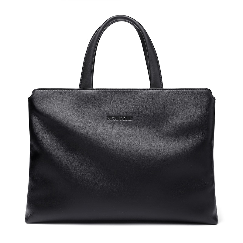 Bison Denim American Bison Horizontal Briefcase Black — фото 1