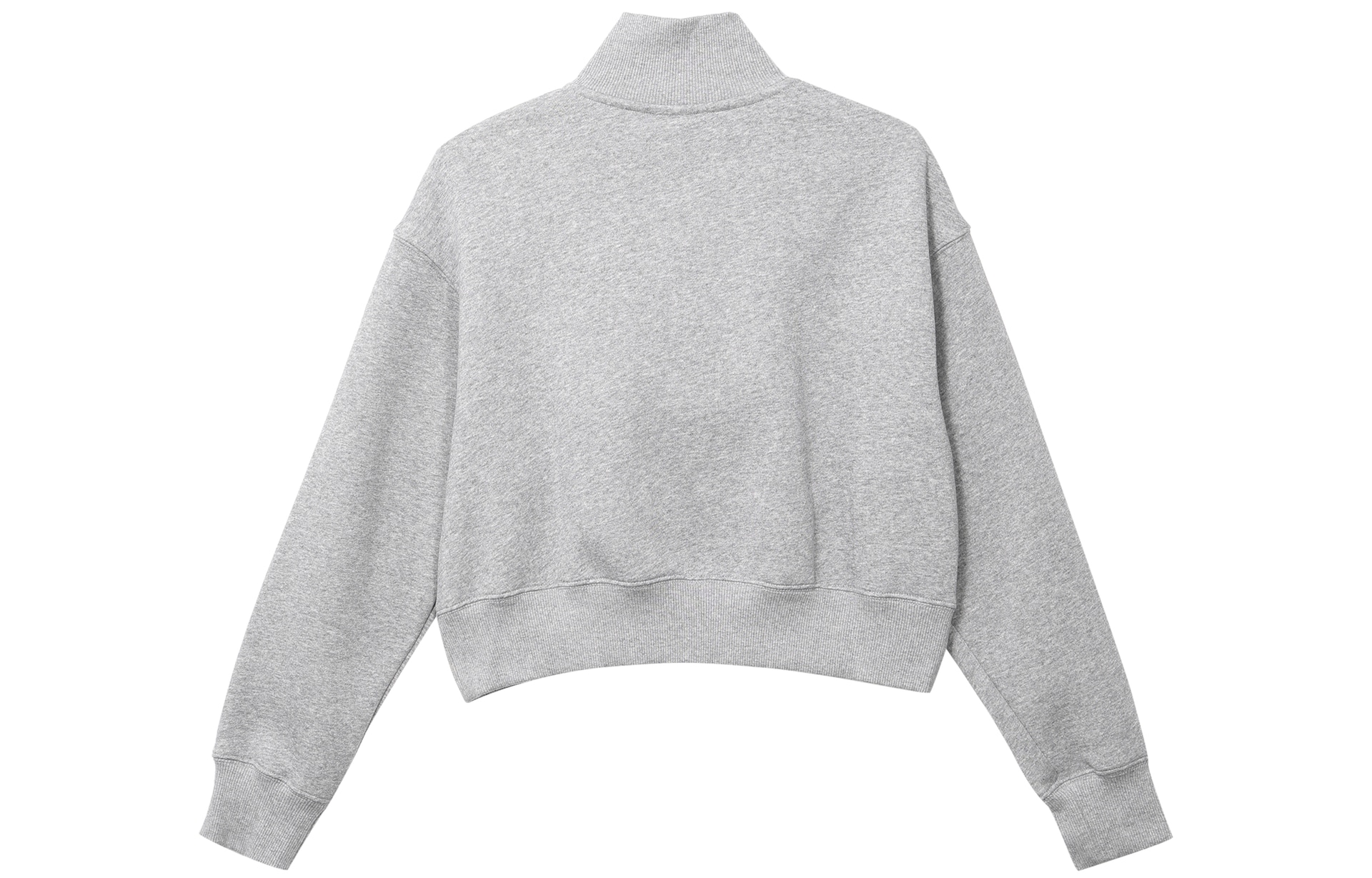 Nike Polo Shirt Half-Zip Long Sleeve Gray — фото 1