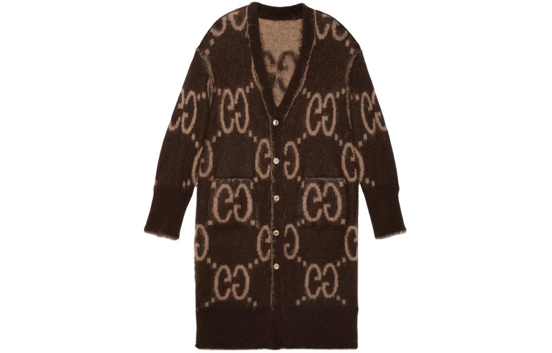 Gucci GG Mohair Wool Long Cardigan — фото 1