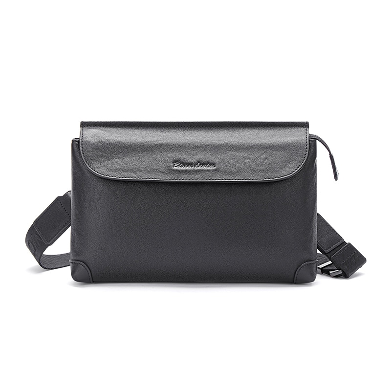 BISON DENIM美洲野牛 BISON DENIM Crossbody Bag Black