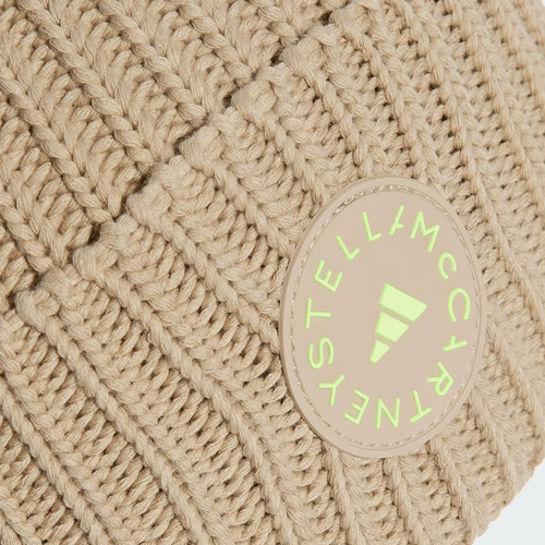 Adidas Letter Logo Beanie Beige — фото 2