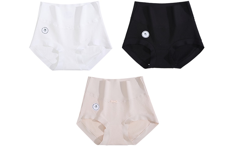 ONE MORE＊ ONE MORE Basic Lace High Waist Briefs 3-Pack