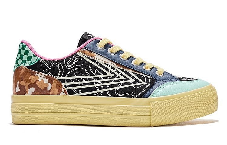 Feiyue Кроссовки (Арт. FXY-895T黑/棕/绿) — фото 5