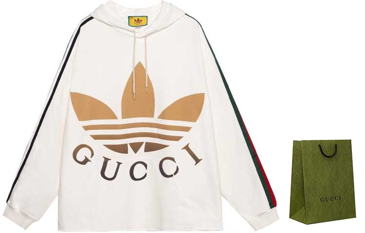 Gucci x adidas Logo Hoodie — фото 2