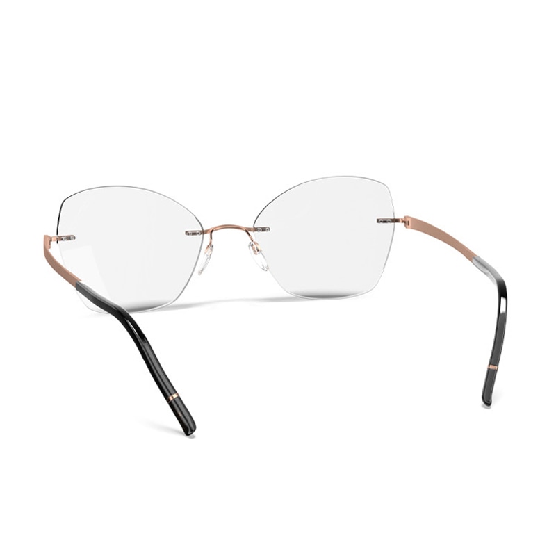 Silhouette Frameless Square Optical Glasses — фото 6