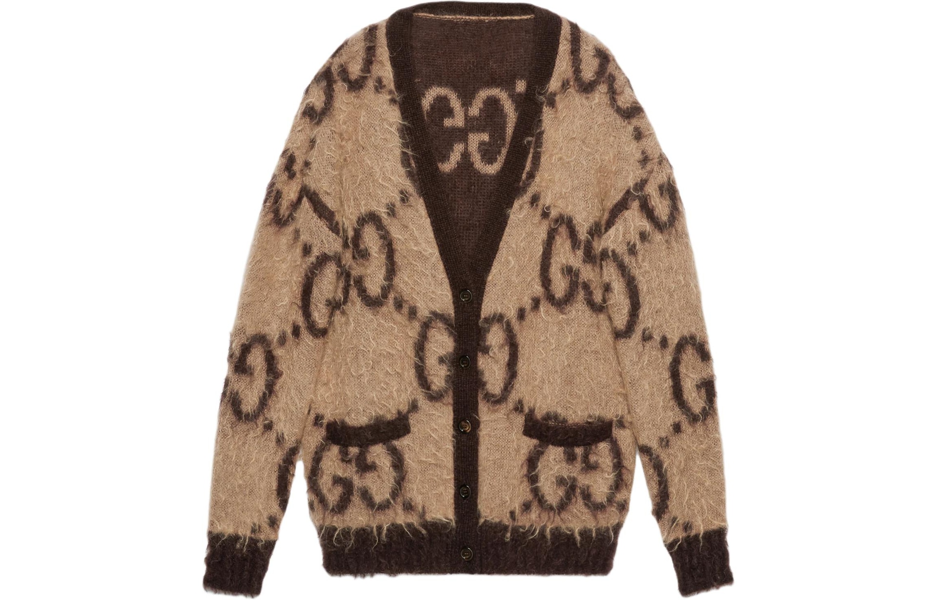 Gucci Logo Jacquard Cardigan — фото 4