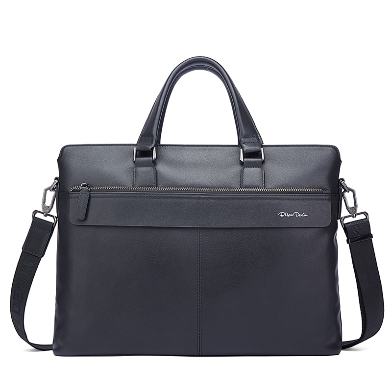 Bison Denim Briefcase Black — фото 1