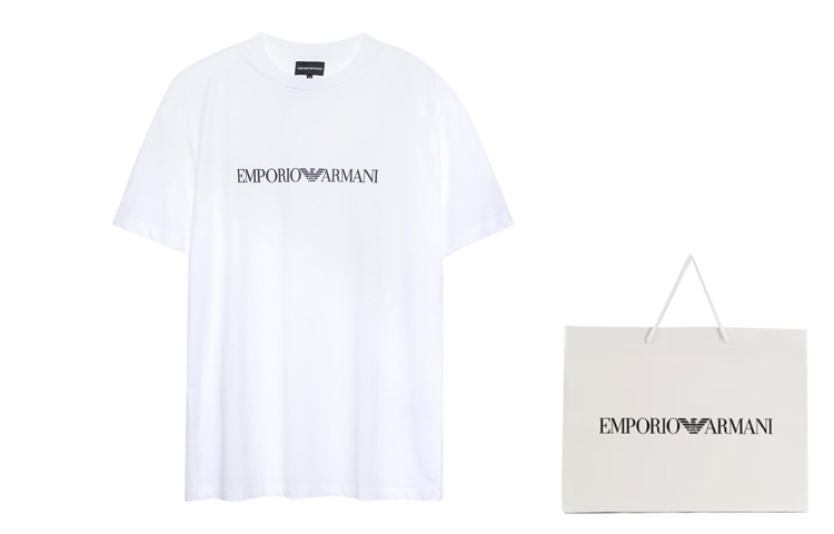 Emporio Armani FW21 White Tee — фото 2