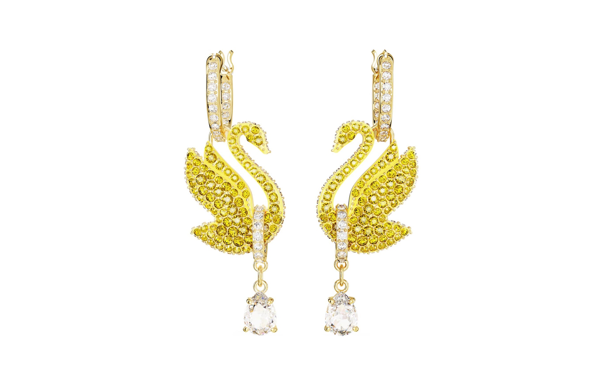 Swarovski Iconic Swan Earrings — фото 1