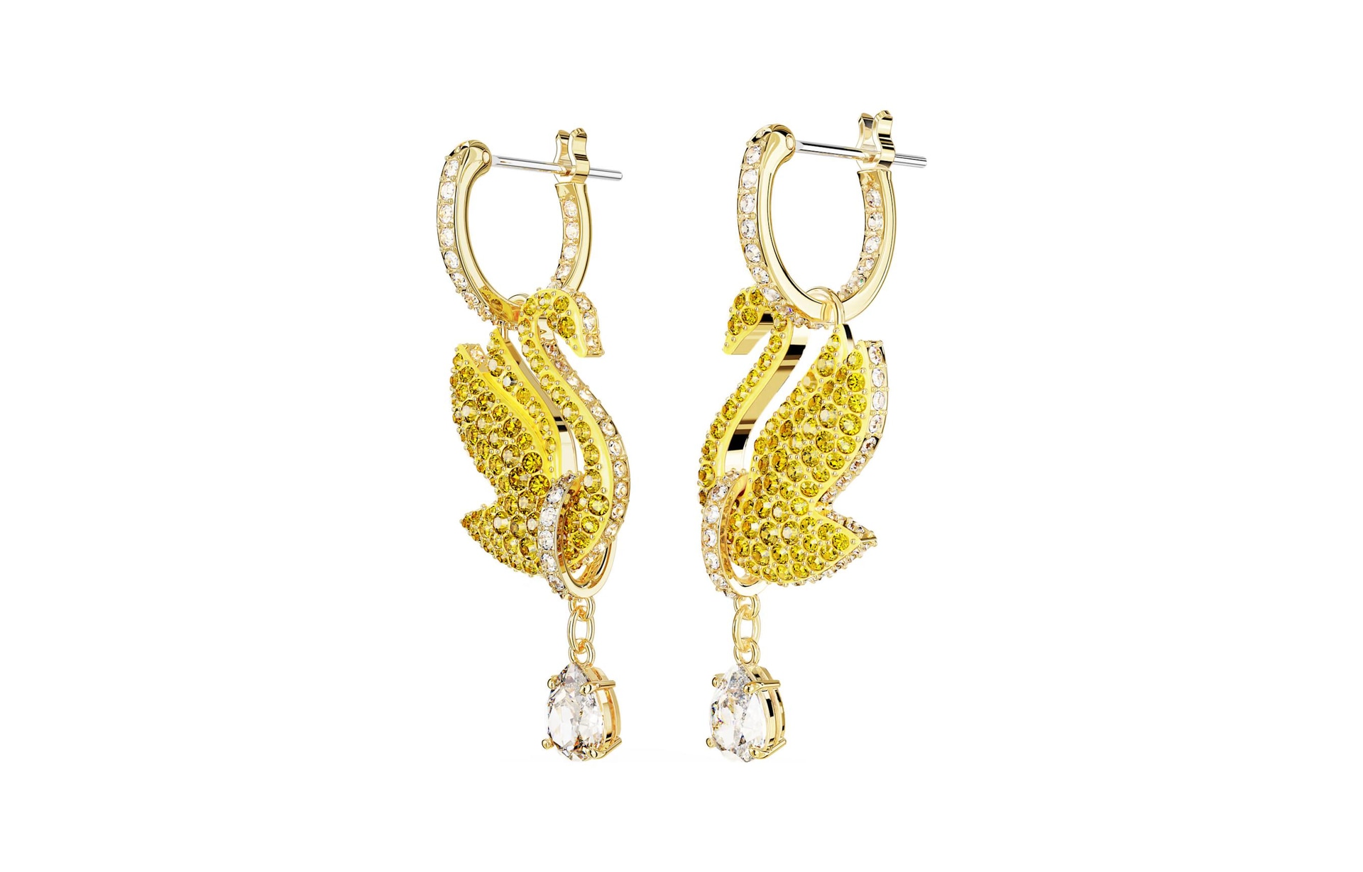 Swarovski Iconic Swan Earrings — фото 2